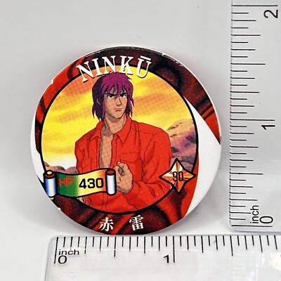 Ninku Red Thunder Sekirai Menko Card Vintage Japan Rare 1994 Anime