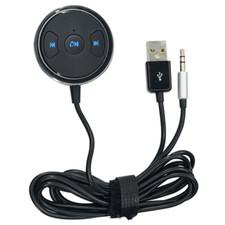 Bluetooth Adapter Car Audio Music Receiver Player Handsfree USB Power 3.5mm Jack