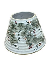 Yankee Candle Jar Topper Shade Winter Holly Berries Floral Vine Home Decor ⭐️