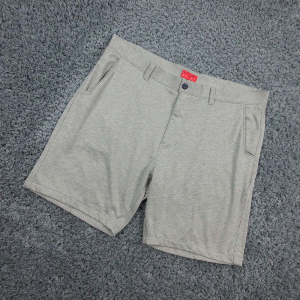 Pantalones Cortos Deportivos Halsey Para Hombre 38 Gris Verde Mezcla Chino 38x8* Foto 2 de 4