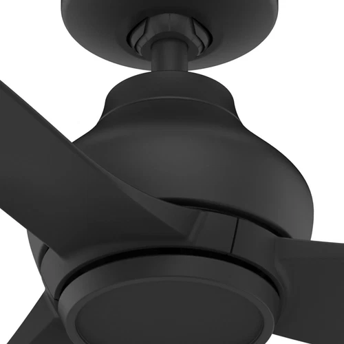 Hunter 52 inch Mazzini ENERGY STAR Matte Black Damp Rated Ceiling Fan and Remote - Picture 10 of 15