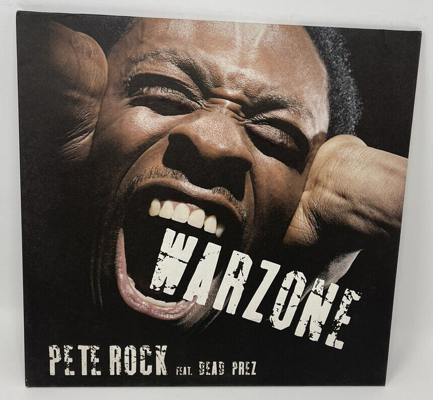 PETE ROCK - DEAD PREZ - WARZONE 12" Single 2004 Vinyl Record Rap Hop Hop BBE