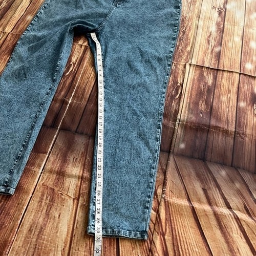 Fashion Nova Women’s Acid Wash Iced Blue  High Rise Skinny Jeans Size 20 - Bild 7 von 11