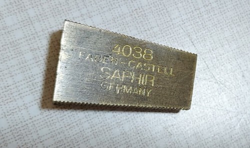 ✏️RAR Vintage Messing Faber Castell 4038 Saphir Bleistiftspitzer - Bild 6 von 6