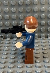 LEGO Star Wars Minifigure Han Solo Reddish Brown Holster sw0290 from Set 8129