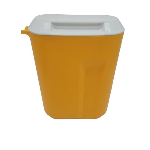 VINTAGE Rubbermaid EASY GRIP 1.5 quart Drink Pitcher W/ LID #0923 Yellow! MCM - Picture 6 of 6