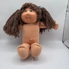 New ListingCabbage Patch Kids Doll Kids 16in Brown 1982 Coleco Vintage Yarn Hair Pigtails