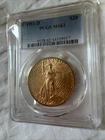 1911-D Saint-Gaudens $20 Gold Coin PCGS MS62