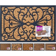 Prima Rubber & Coco Panama Door Mats Indoor Outdoor Antislip Absorbent 40X60 cm