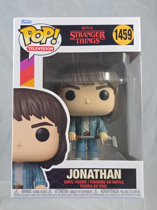 Funko Pop Netflix STRANGER THINGS Season 4 Jonathan Golf Club #1459 W/Protector