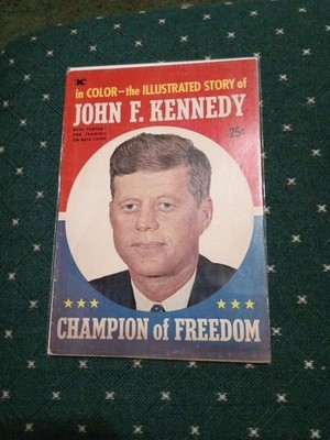 Warden Comics John F. Kennedy Champion Of Freedom 1964 Silver Age FN+ Very Nice 