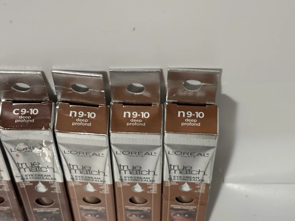 6x L'Oreal True Match Eye Cream In A Concealer (3) Deep C9-10 & (3) Deep N9-10 - Image 2 of 3