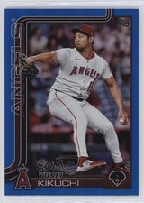 2025 Topps Series 2 Blue Rainbow Foilboard 42/150 Yusei Kikuchi #592 1hb1