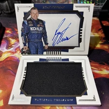 Ryan Newman 2021 Panini 24/25 Auto And Firesuit Booklet