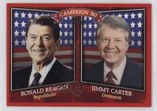 2008 Topps Historical Campaign Match-Ups Ronald Reagan Jimmy Carter 0u0