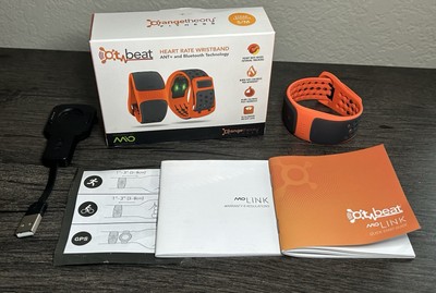 Orange Theory OT Beat Heart Rate Wristband Monitor 56P Orange Size Small/Medium