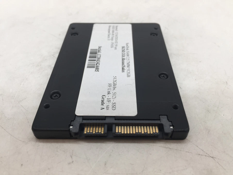 SanDisk X400 SD8SB8U 512GB SATA 2.5" Solid State Drive GRADE A FREE S/H - Image 3 of 4