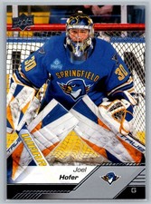 #78 Joel Hofer 2022-23 Upper Deck AHL Springfield Thunderbirds