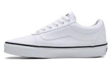 VANS Ward Low-Top True White Canvas Sneakers size 11 W 9.5 M