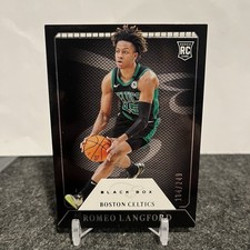 2019-20 Panini Chronicles Elite Black Box /249 Romeo Langford #316 Rookie RC