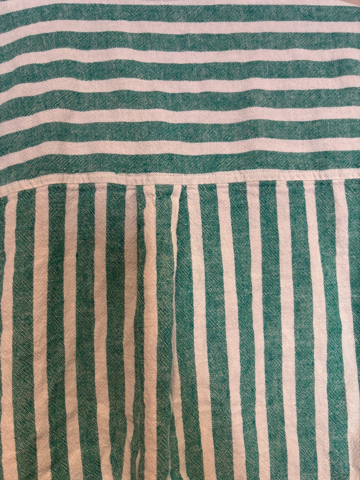 Universal Threads Linen Striped Button Down Shirt… - image 8