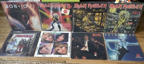 30 Vinyl LP KISS Bon Jovi AC/DC Iron Maiden Judas Priest PEARL JAM Sabbath More - Picture 2 of 17