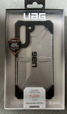 UAG Plasma Series Drop Protection Case for Samsung Galaxy S21 FE 5G Ice/BlacK