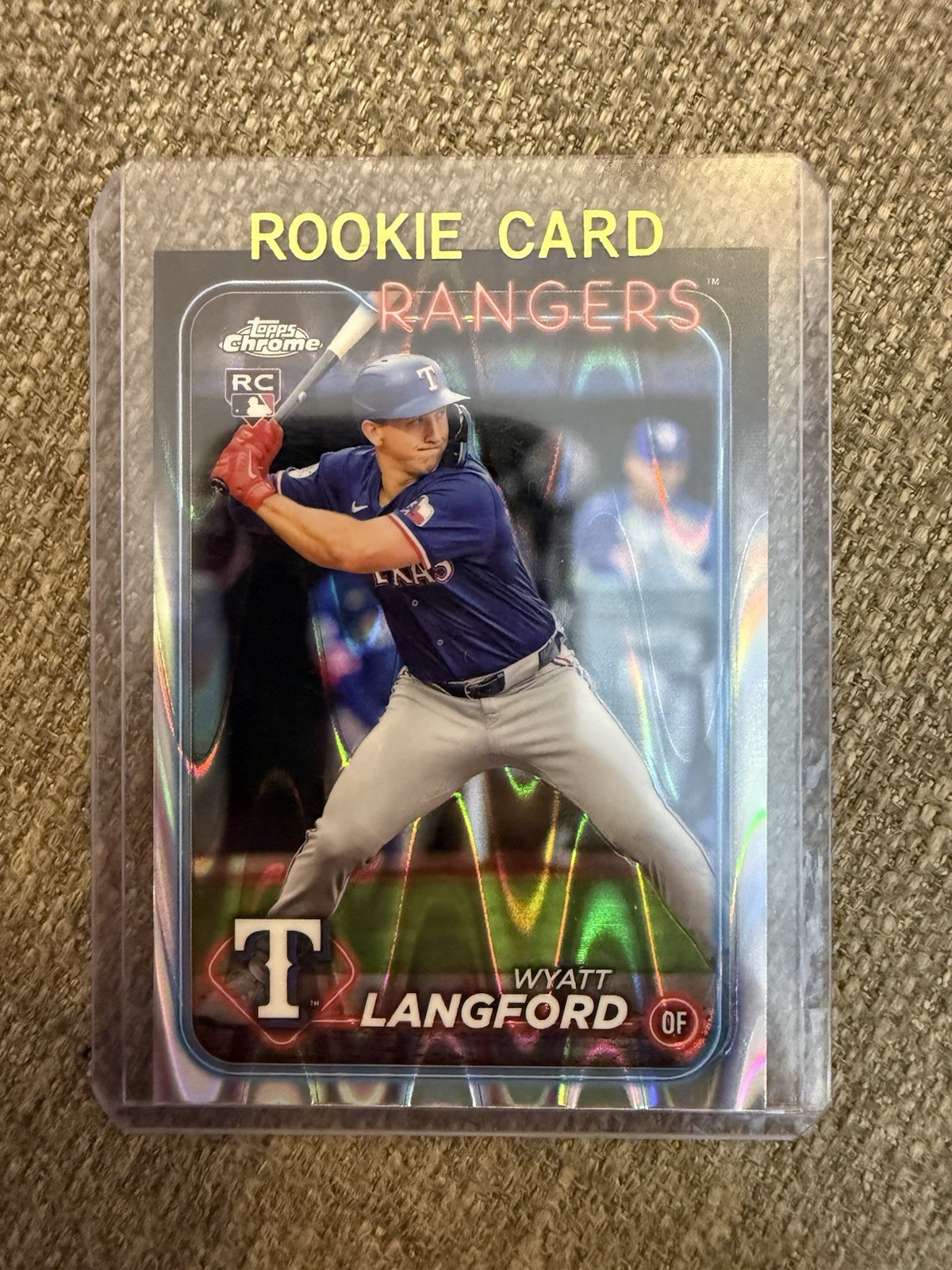 2024 Topps Chrome - Wyatt Langford #122 RayWave Refractor (RC)