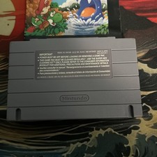 Super Mario World 2 Yoshi's Island SNES Nintendo with Manual