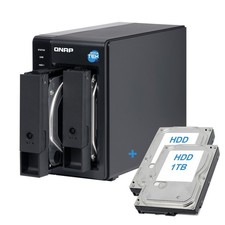 Qnap TR-002 DAS Storage 2-Bay HDD 2TB 2x1TB RAID Dual Slot 3.5" USB-C