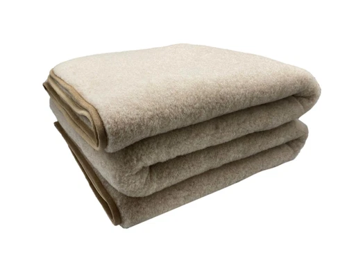 Wolldecke Lama Alpaca 20% Alpaca Wolle 80% Merino Wolle, Schurwolldecke (180x... - Bild 5 von 6
