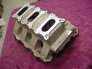 Hemi 331 Hot Heads Tri Power Aluminum Intake Manifold