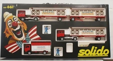 SOLIDO - #661 - CIRCUS SET - BIG TOP CARNIVAL - DIECAST IN ORIGINAL BOX🔥