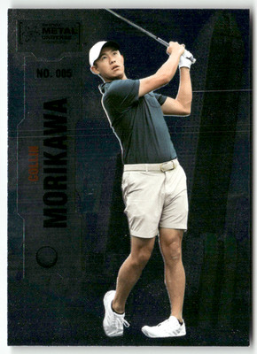 2022 Skybox Metal Universe Champions No. 5 Collin Morikawa