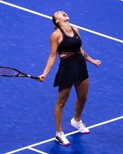 Nike Court Slam Tennis Dress Women Large Black Open Back Dri-Fit II6186-010 New