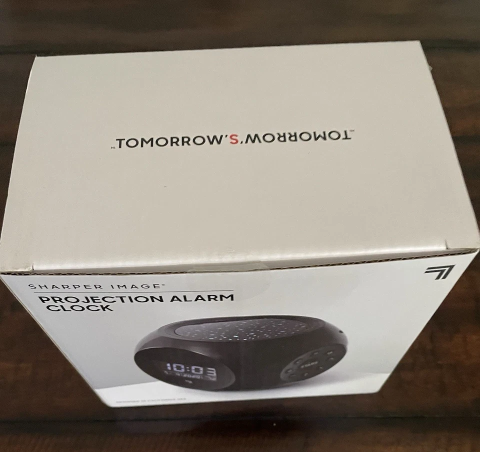 Sharper Image Projection Digital Clock Nature Sounds & Star Illumination - Image 4 of 4