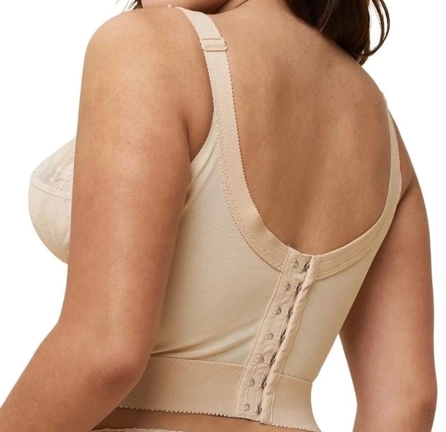 Sujetador Triumph Doreen L02 Longline Tono Piel Talla 48C Sin Cable Soporte Firme Nuevo Foto 3 de 4