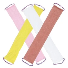  4 Pcs Back Massage Bar in Sauna Exfoliating Bathing Towel Body Scrub