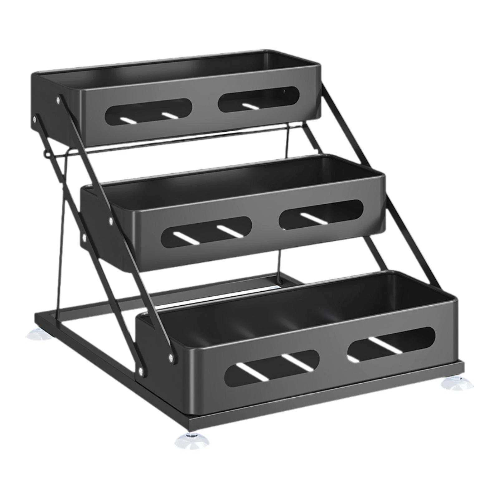 3 Tier Spice Rack Spice Organizer Freestanding Portable Space Saving Kitchen