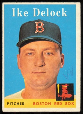 1958 Topps #328 Ike Delock Boston Red Sox