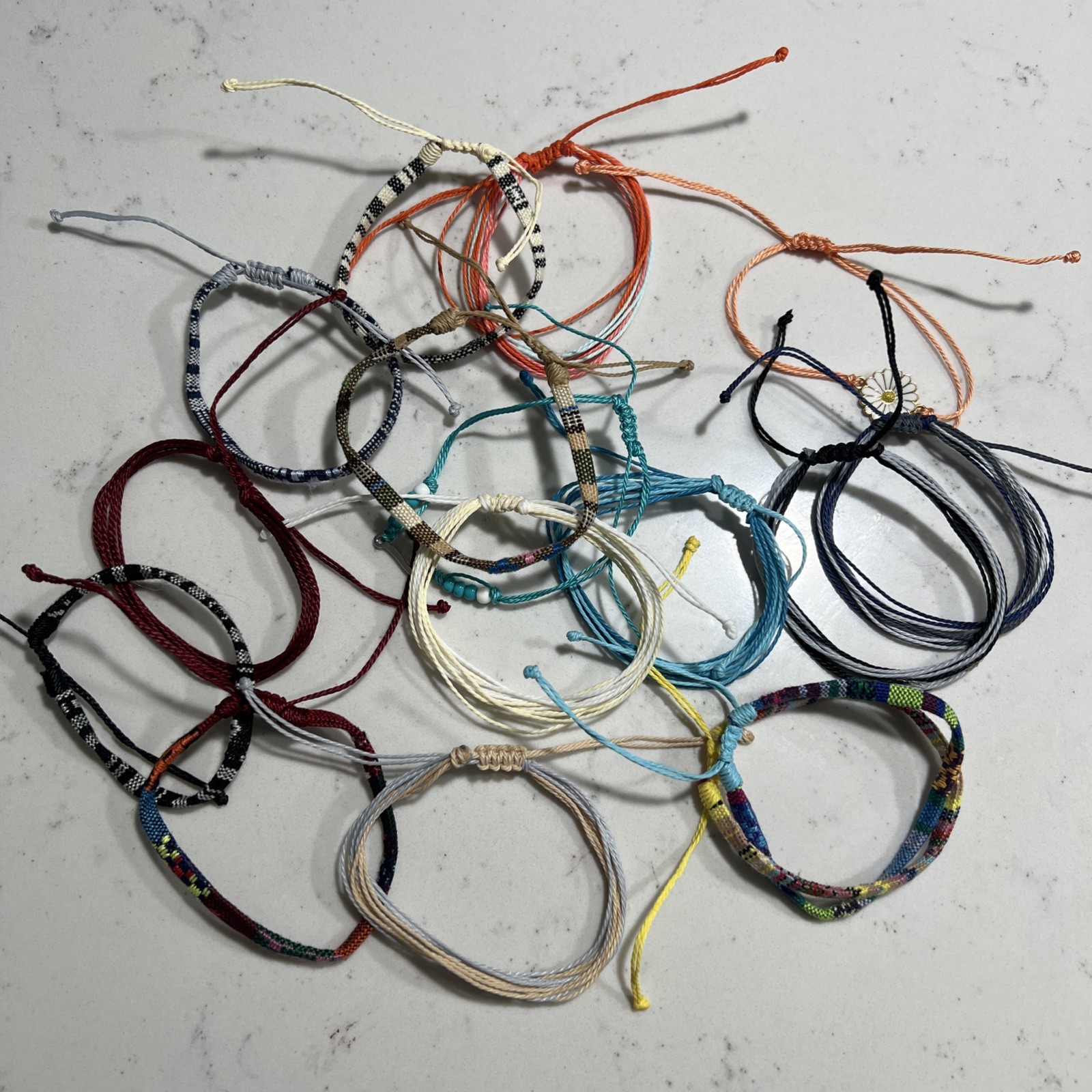 Bracelets Beachy Boho Thread Stacking Anklet, Bea… - image 3