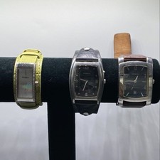 Fossil Assorted Mixed Models Stainless Steel Unisex Wristwatch Set of 3