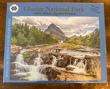 Glacier National Park Swiftcurrent Falls 1000 Pc Premium Jigsaw Puzzle Sealed