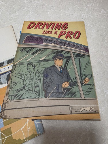 3 Vintage GREYHOUND BUS LINES Publications - Picture 3 of 11