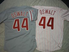 ROY OSWALT #44 PHILADELPHIA PHILLIES MAJESTIC MLB JERSEY