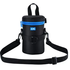 JJC Water Resistant Deluxe Lens Pouch Case for Canon RF 85mm f/2 Macro IS STM