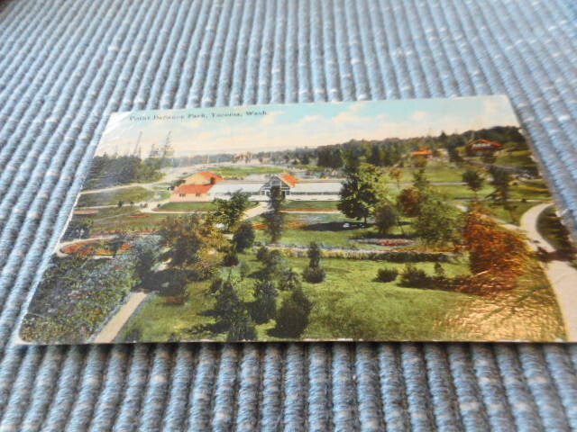 OLD POSTCARD POINT DEFIANCE PARK, TACOMA, WASINGTON EARLY CARD