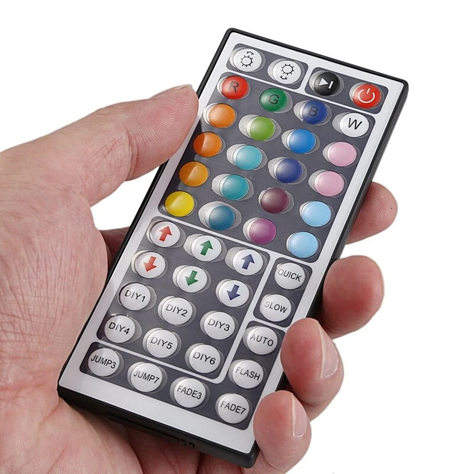24/44 Key IR Remote Controller For RGB 3528 and 5050 RGB LED Strip Light DC12V - Image 3 of 4