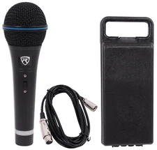 Rockville RMM-XLR Dynamic Cardioid Professional Metal Microphone W/10' XLR Cable