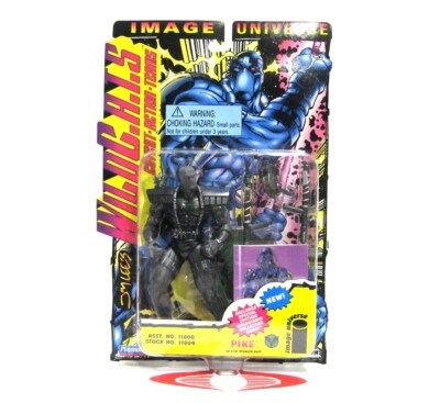 WILDC.A.T.S Action Figure Wildcats Pike Stealth Suit PLAYMATES MOC MSIB